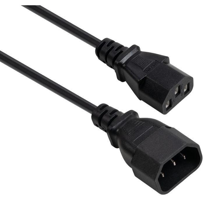 Кабель питания C13 to C14 1.8m 0.75mm2 copper Vinga (VYPCC13141875CU)