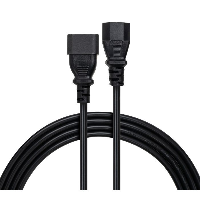 Кабель питания C13 to C14 1.8m 0.75mm2 copper Vinga (VYPCC13141875CU) изображение 2