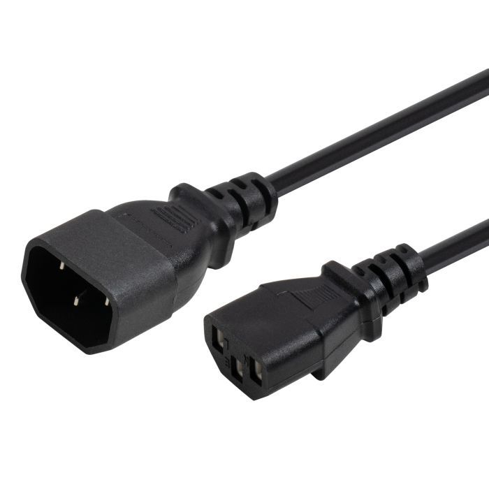 Кабель питания C13 to C14 1.8m 0.75mm2 copper Vinga (VYPCC13141875CU) изображение 3