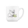 Чашка Ardesto Corgi, 380мл, кераміка, біло-сірий (AR3054) изображение 2