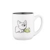 Чашка Ardesto Corgi, 380мл, кераміка, біло-сірий (AR3054)