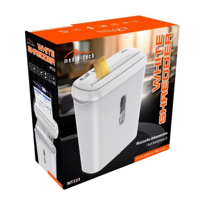 Уничтожитель документов Media-Tech WHITE SHREDDER (MT223) (884007) изображение 7