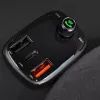 FM модулятор Baseus FM Launcher S-13 2 USB + Type-C (CCMT000101) зображення 7