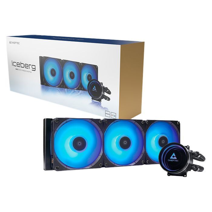 Система жидкостного охлаждения Chieftec Iceberg 360 ARGB (CLC-360-RGB) изображение 7