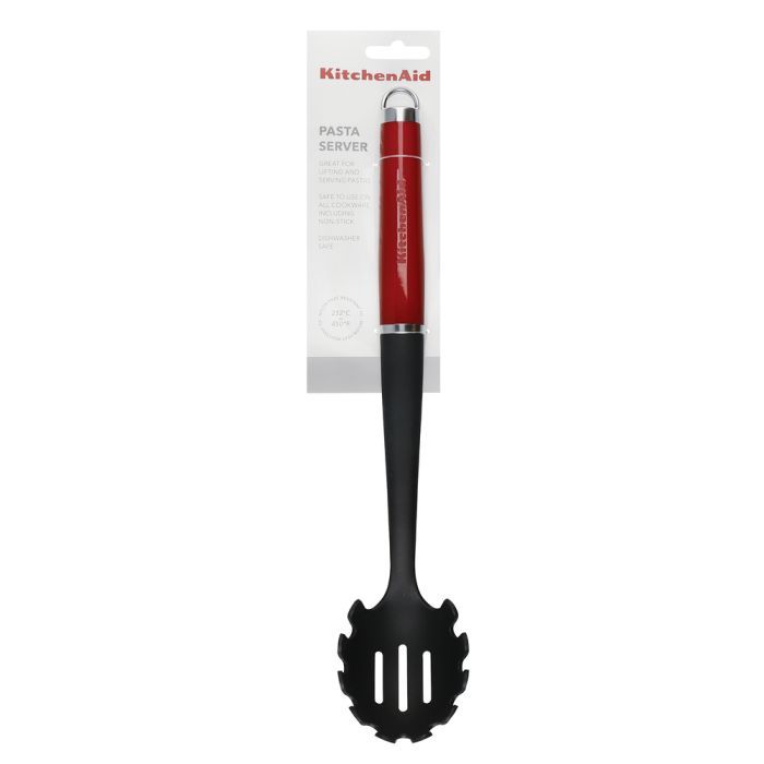 Ложка поварская KitchenAid Coreline для спагеті, 35 см, червона (KAG005OHERE) изображение 4
