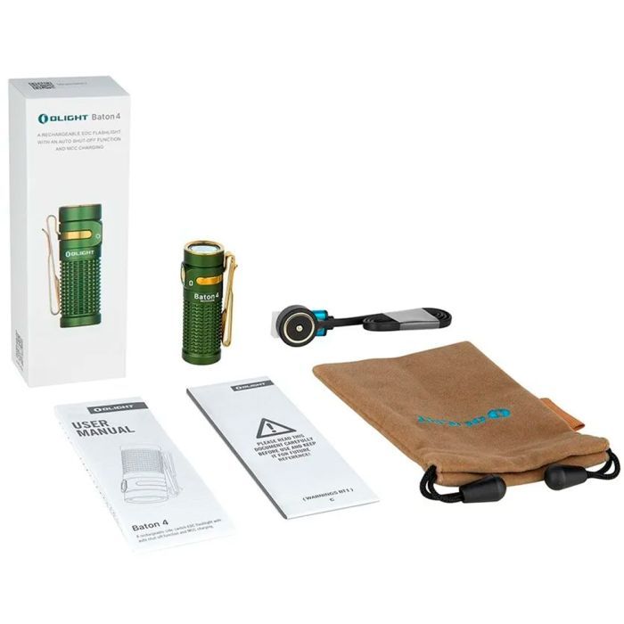 Ліхтар Olight Baton 4 OD Green (0.0000.0862) зображення 7