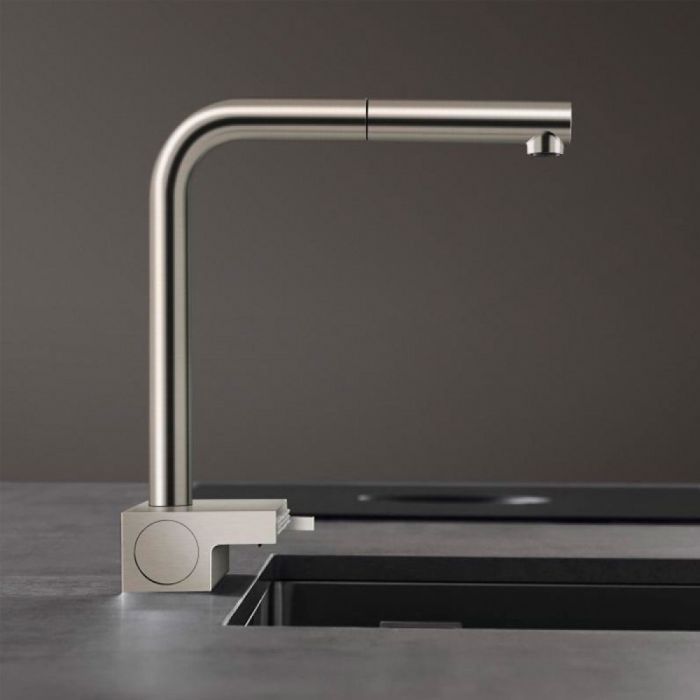 Смеситель Hansgrohe Aquno Select M81 , 21 см, сталь (73836800) изображение 2