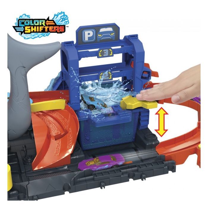 Автотрек Hot Wheels City Автомойка Суперакула (HTN82) изображение 5