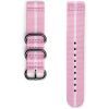 Ремешок для смарт-часов Samsung Gear Premium Nato Pink-White (GP-R600BREECAE)
