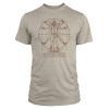 Футболка Jinx PUBG - Vitruvian Man Premium Tee Oatmeal Heather, S (JINX-8965 OHS)