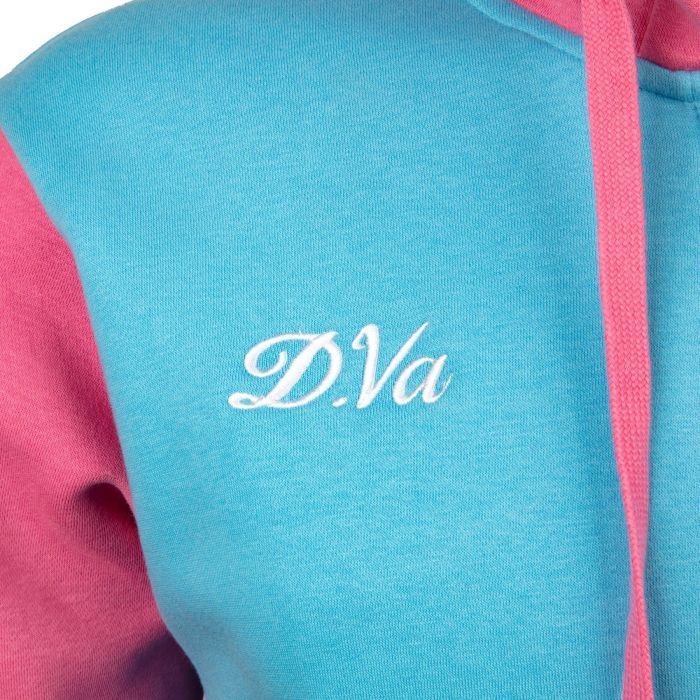 Кофта Jinx Overwatch Varsity D.Va Zip-Up Hoodie Blue/Pink XXL (JINX-9349XXL) изображение 4