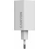 Зарядний пристрій Canyon HEXAGON 65 GaN 65W 2xPD 1xQC EU White (CND-CHAHEX65W) зображення 3