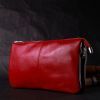 Сумка Grande Pelle Из натуральной кожи Красная (11670) изображение 9