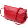 Сумка Grande Pelle Из натуральной кожи Красная (11670)
