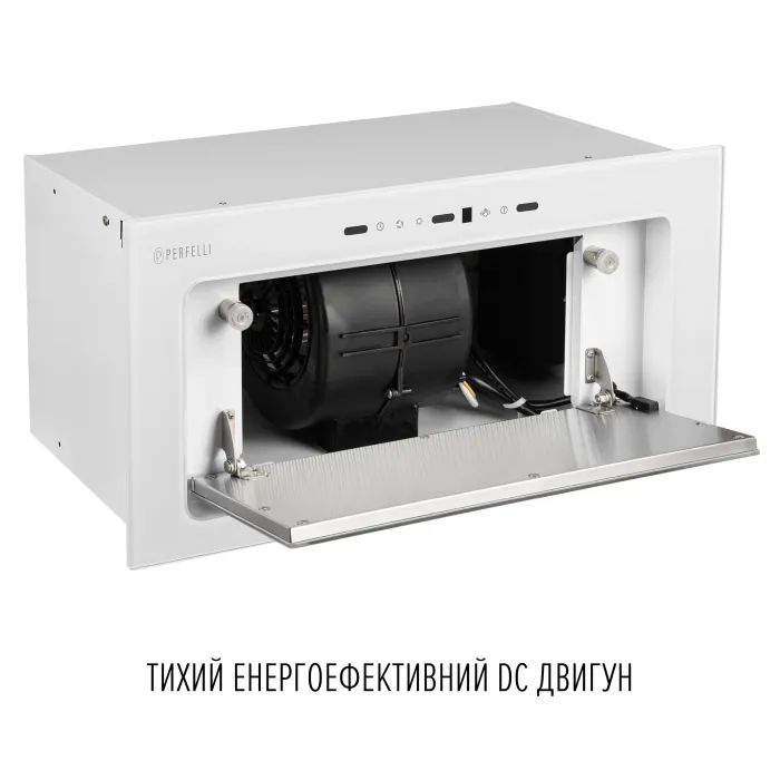 Витяжка кухонна Perfelli DESIGN VISION 6 BIANCO SILENZIO зображення 10