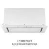 Витяжка кухонна Perfelli DESIGN VISION 6 BIANCO SILENZIO зображення 3