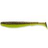 Силикон рыболовный FishUP U-Shad 3" 203 - Green Pumpkin/Flo Chartreuse (9шт/уп) (1864.15.14)