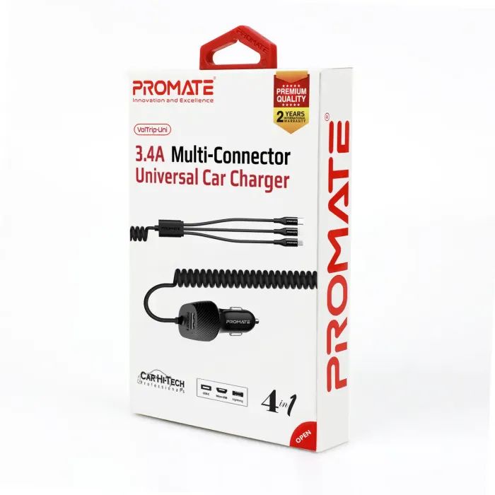 Зарядное устройство Promate voltrip-uni.black изображение 2