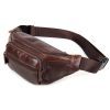 Сумка Vintage Поясная Коричневая (14422) изображение 2