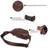 Сумка Vintage Поясная Коричневая (14422) изображение 4