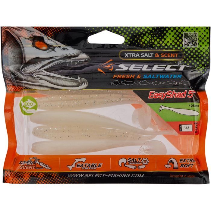 Силикон рыболовный Select Easy Shad 5" col.103 (5 шт/упак) (1870.25.67) изображение 2