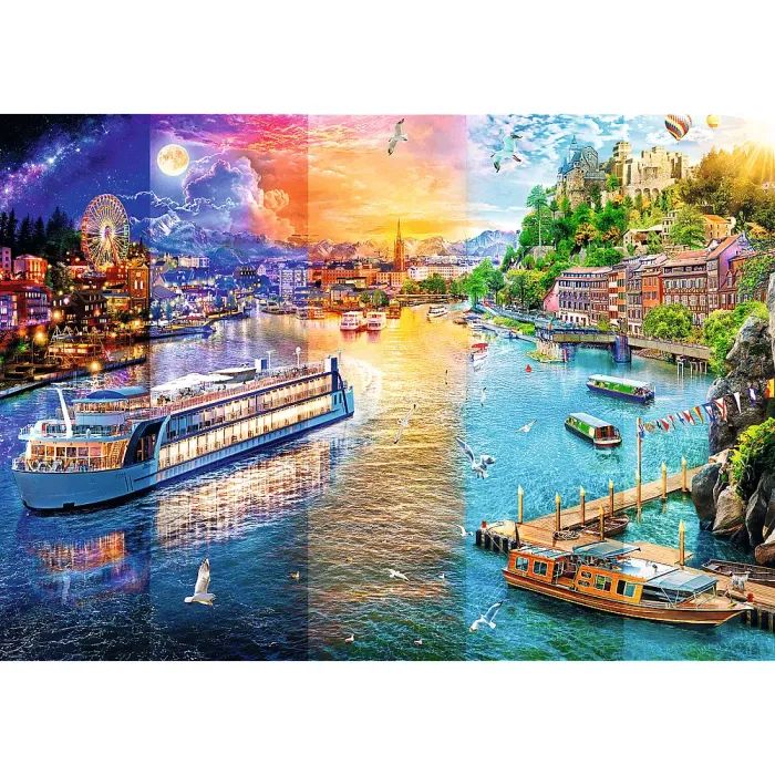 Пазл Trefl Premium Речной круиз 1000 элементов (5900511108606) изображение 3