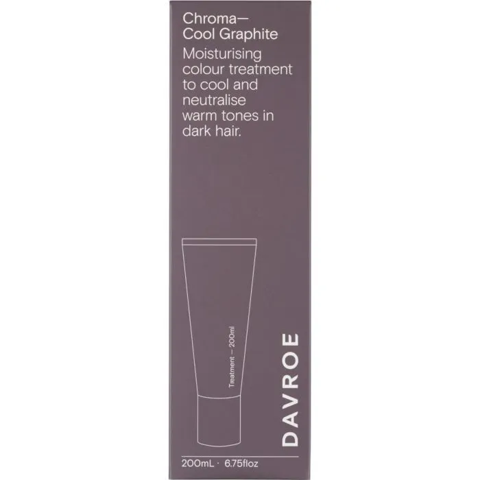 Оттеночный бальзам Davroe Chroma Colour Treatments Cool Graphite 200 мл (9326123008657) изображение 2