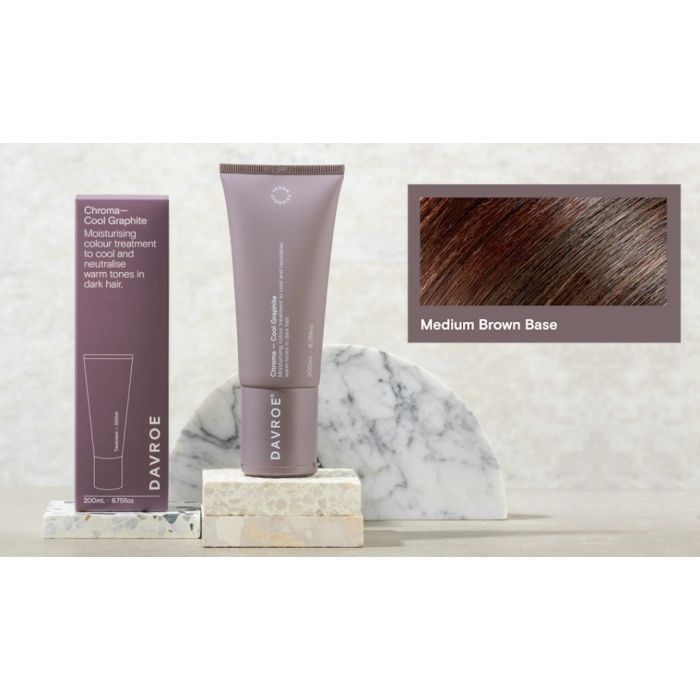 Оттеночный бальзам Davroe Chroma Colour Treatments Cool Graphite 200 мл (9326123008657) изображение 3