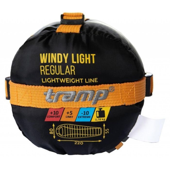 Спальний мішок Tramp Windy Light Orange/Grey Left (UTRS-055-L) зображення 10