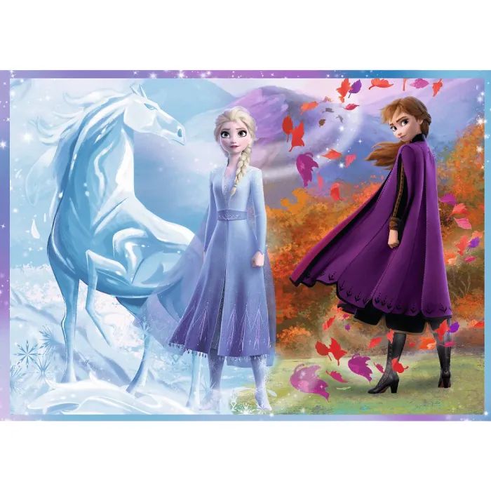 Пазл Trefl Frozen Путешествие в неизвестное 4 in 1 (35, 48, 54, 70) элемента (5900511343236) изображение 5