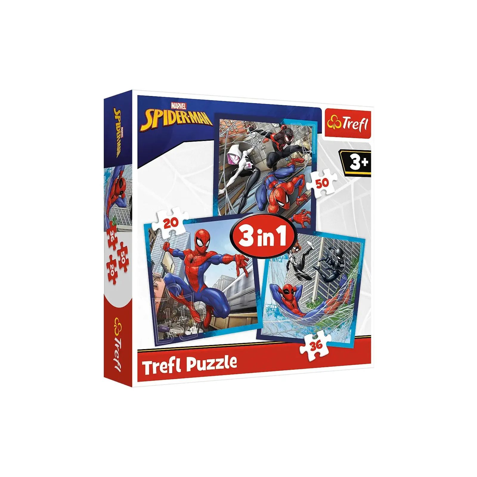 ᐈ Купити пазл Trefl Spiderman Друзі-павуки 3 in1 (5900511348743) в ...