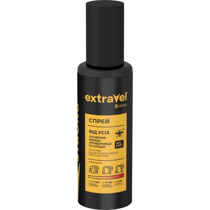 Спрей от насекомых Extravel Strong Для экстремальных условий 100 мл (4820184442412)