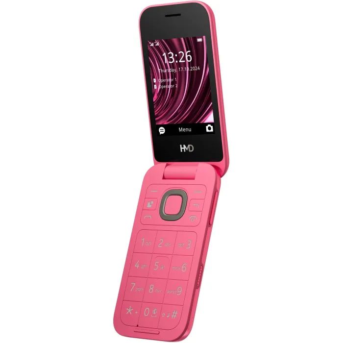 Мобильный телефон HMD 2660 4G Flip DS Red изображение 4