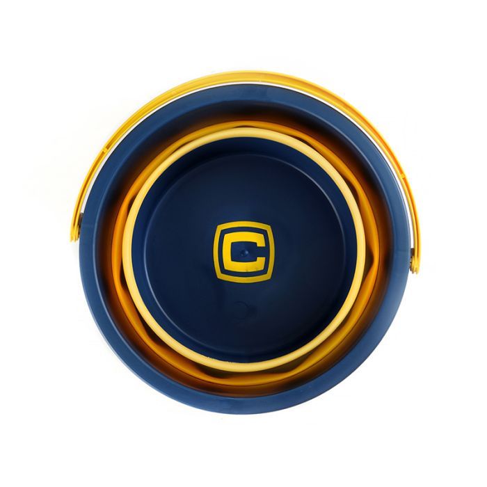 Ведро складное СИЛА силіконове 10 л orange-black (961002) изображение 5