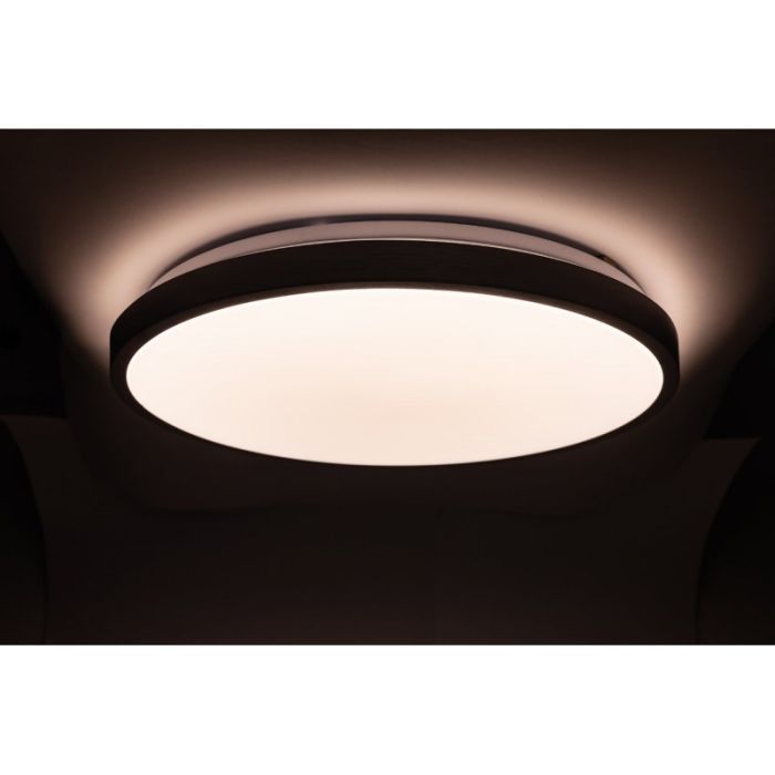 Светильник Vestum RING матовий 80W 480*60мм 3000К-6500К з ДК срібний (VS-91058) изображение 7