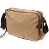 Сумка Vintage Мужская мессенджер из текстиля Песочная (22206) изображение 2