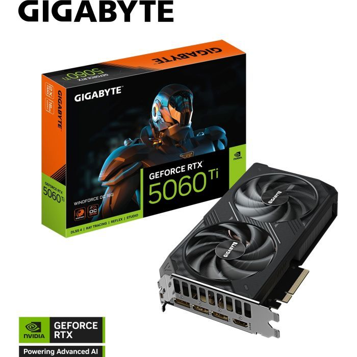 Відеокарта GIGABYTE GeForce RTX5060Ti 16Gb WINDFORCE OC (GV-N506TWF2OC-16GD) зображення 10