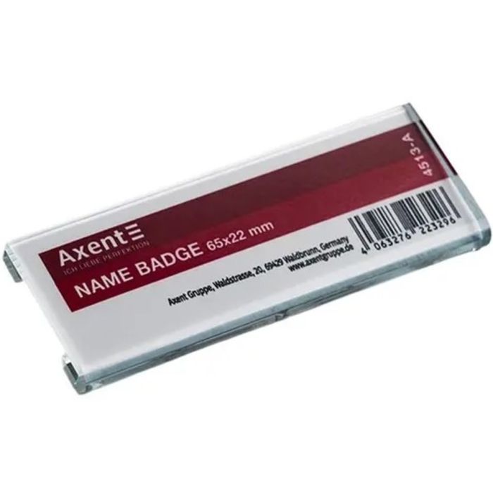 Бейдж Axent акриловий на магніті 4513 (65х22 мм) (4513-A)