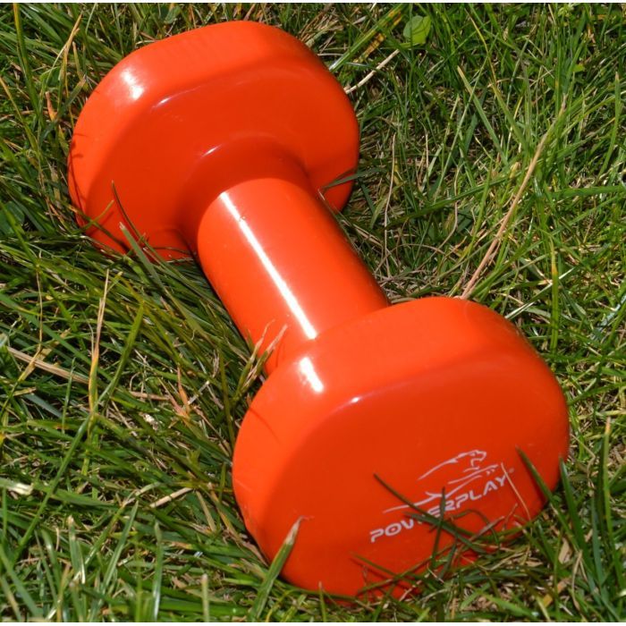 Гантель PowerPlay PP_4103 вінілова 1 кг Помаранчева (PP_4103_1kg) зображення 10