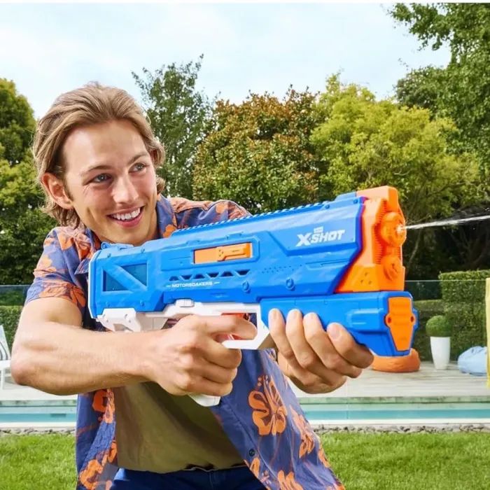 Игрушечное оружие Zuru X-Shot Водный бластер Fast Fill Small Motor Soaker (118158) изображение 6