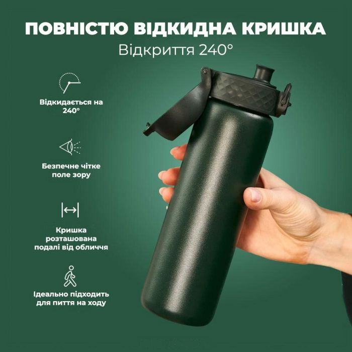 Пляшка для води ION8 OneTouch Vacuum Insulated 500 мл Blue (I8TS500BLU) зображення 3