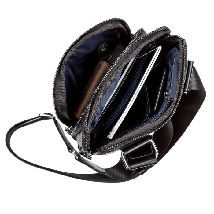 Сумка Shvigel Кожаная Черная (11090) изображение 6