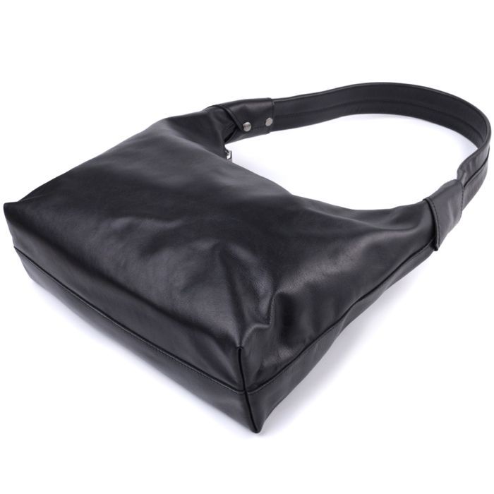 Сумка Shvigel На плечо из натуральной кожи Черная (22828) изображение 6