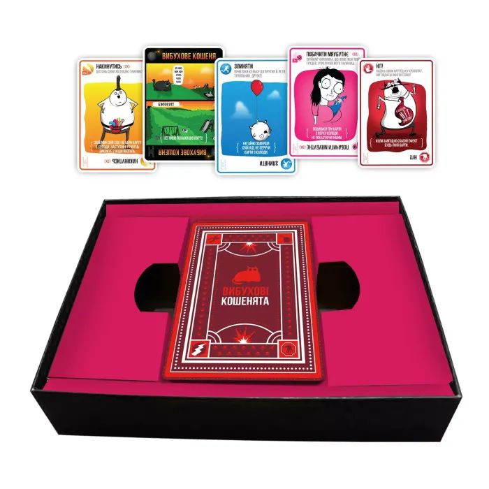 Настільна гра 18+ Rozum Вибухові кошенята 18+: Видання для дорослих (Exploding Kittens: NSFW) (укр.) (EKIEK02UA) зображення 5