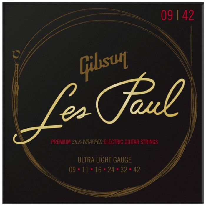 Струны для гитары Gibson SEG-LES Les Paul Premium Electric Guitar Strings Ultra-Light (09-42) (230476)