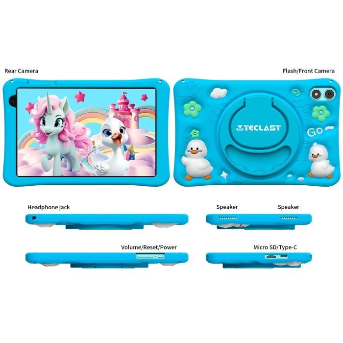 Планшет Teclast P85T KIDS 8 HD 4/64GB/ WIFI Metal/Blue (6940709685846) изображение 6