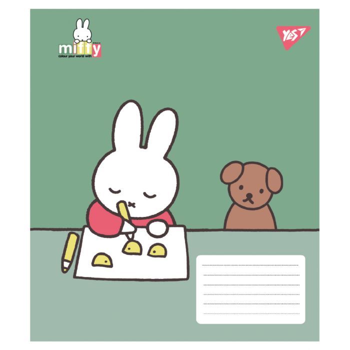 Зошит Yes Miffy Spring А5 24 аркушів клітинка (767629) зображення 2