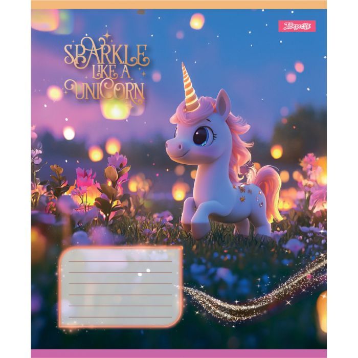 Тетрадь 1 вересня Unicorn А5 12 листов клетка (768127) изображение 3