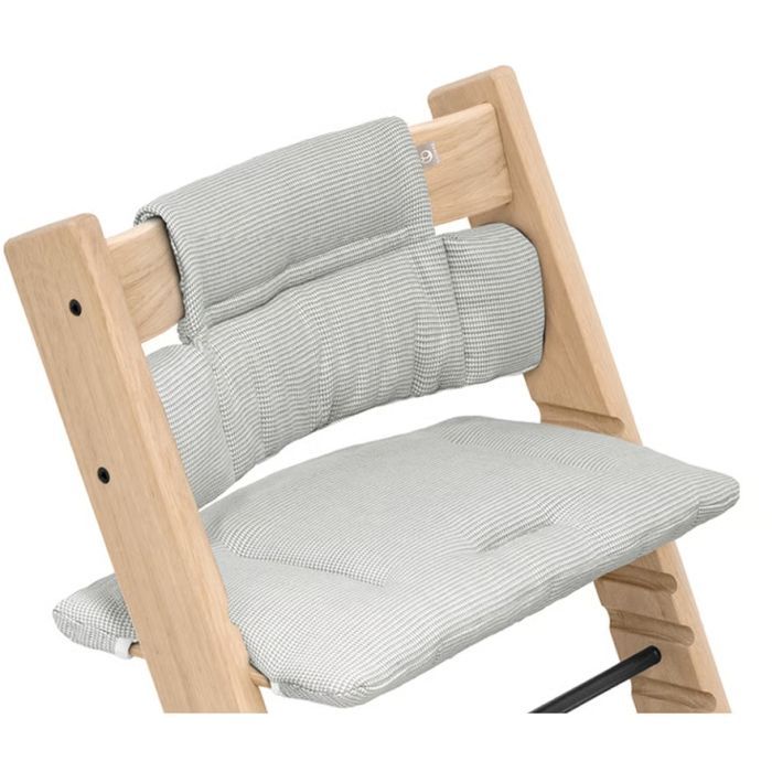 Аксесуар до стільчика для годування Stokke Текстиль для Tripp Trapp (Classic від 18 міс.) скандинавський сірий (Nordic Grey) (100366) зображення 3