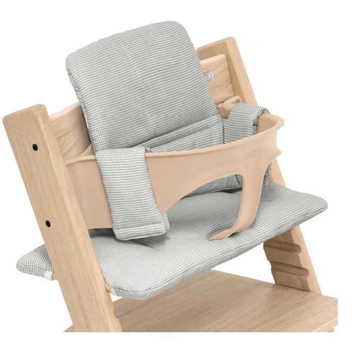 Аксесуар до стільчика для годування Stokke Текстиль для Tripp Trapp (Classic від 18 міс.) скандинавський сірий (Nordic Grey) (100366) зображення 4